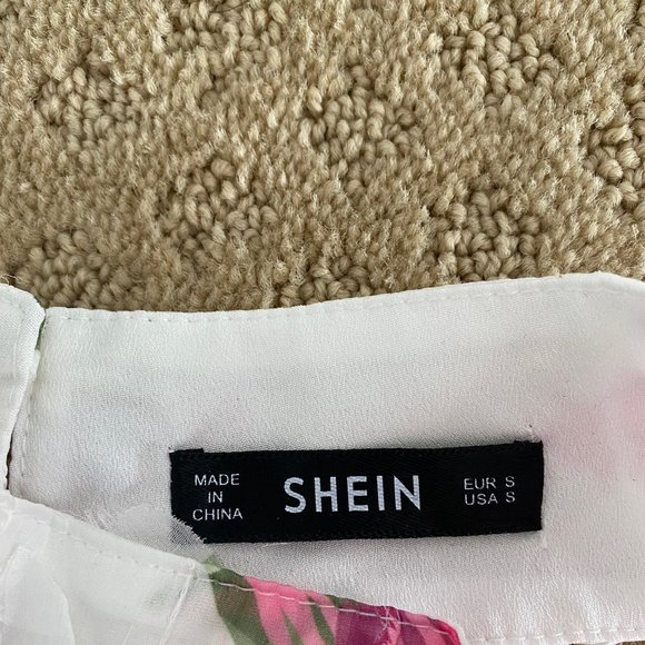 2/$16 SHEIN Floral Halter Dress - Size S (NWOT) - Picture 3 of 4